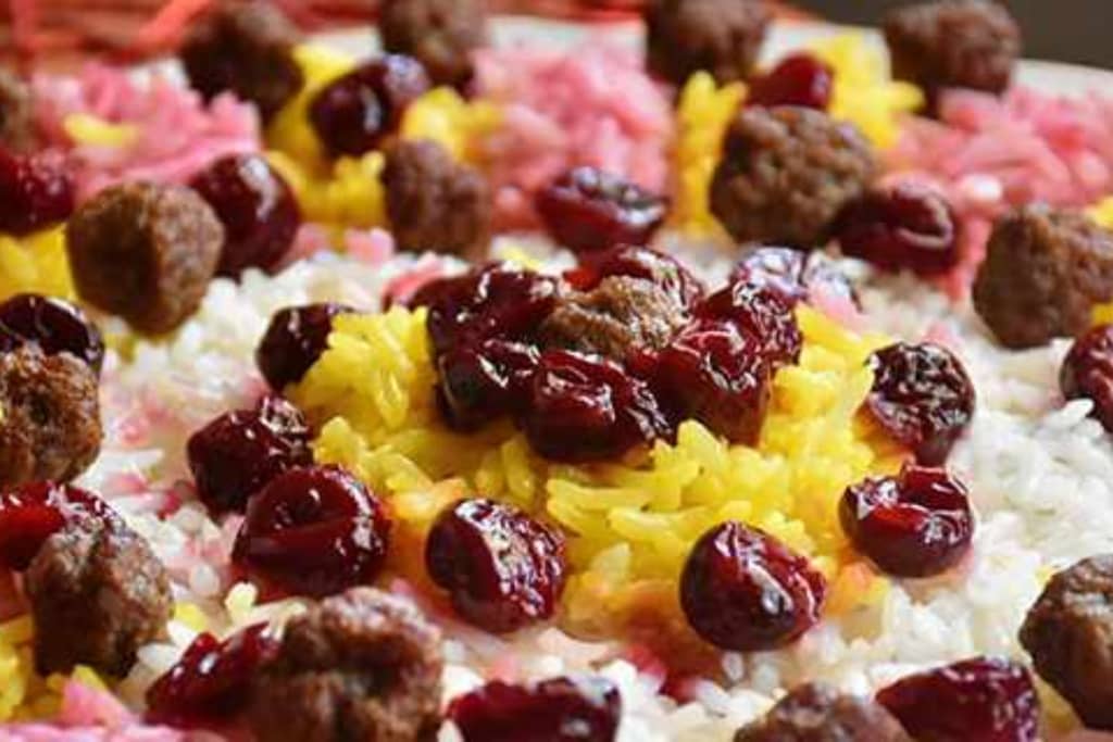 طرز تهیه آلبالو پلو